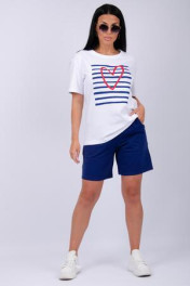 белый/синий