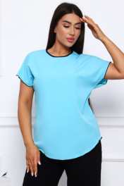 ярко-голубой