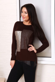 коричневый