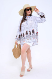 Белый/черный/красный