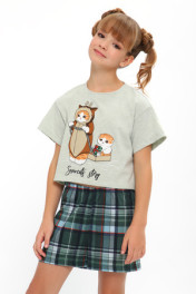 св-зеленый/клетка зеленая