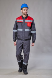 серый+красный