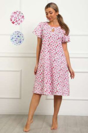 белый + розовые цветы