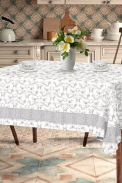 Льняной жаккард