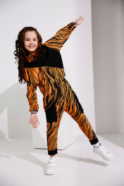 оранжевый+черный