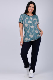 черный/мята