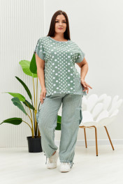 полоса горох хаки