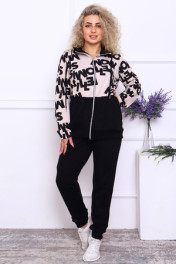 бежевый с черным