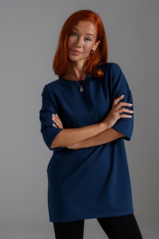 синий
