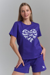 фиолетовый +сердце лошади