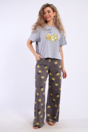 серый меланж/картошка фри