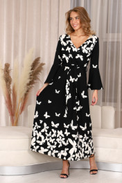 черный,бабочки