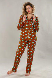 коричневый