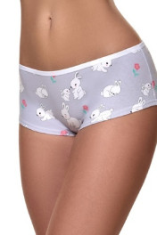 серый/зайчики