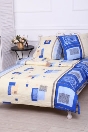 бежевый+синий