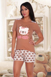 коричневый