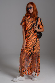 неон оранжевый+чёрный