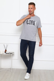 серый меланж