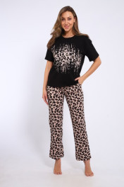 черно-бежевый