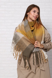 коричневый/клетка