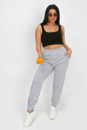 серый меланж