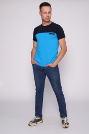 ярко-голубой