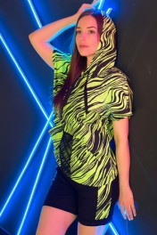 черный+салатовый