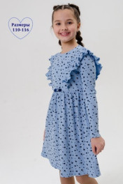 голубой цветочки