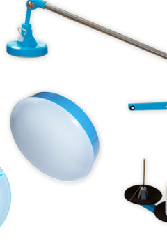 Лампа с креплением на бобиностойку круглая (10W) 811839 JACK