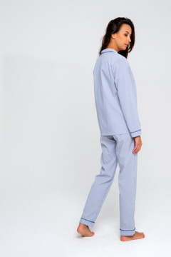 Костюм с брюками с брюками и рубашкой 340BLU