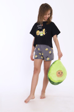 Пижама с шортами Картошка фри арт. ПД-019-046