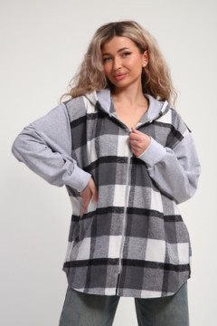 Рубашка толстовка на молнии женская РТЖКК-01