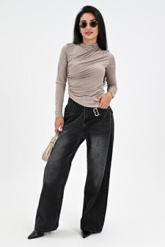 Лонгслив с драпировкой