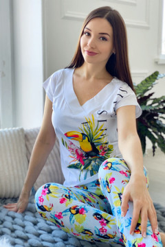Костюм с брюками 8049