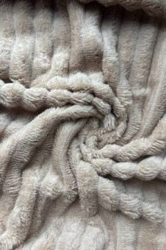 Плед Велсофт, плотность 220 г/м2, Pehmea Satu бежевый