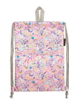 Мешок для обуви Единороги гимнасты розовый