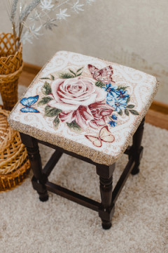 Подушка для мебели Сидушка на табурет квадратная
