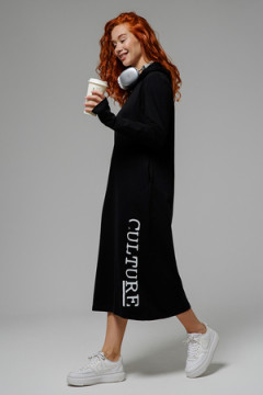 8520 Платье с капюшоном