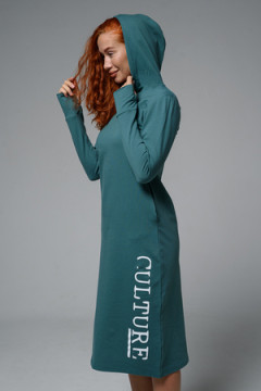 8520 Платье с капюшоном