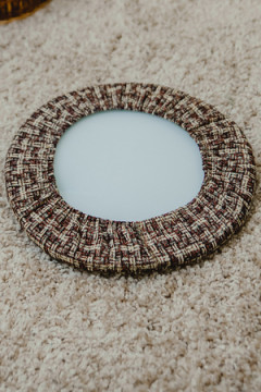 Подушка для мебели Сидушка на табурет круглая