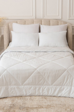 Одеяло "Лебяжий пух" поплин , пакет, скрутка