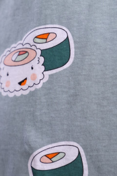 Пижама с шортами Суши-роллы ПД-009-044