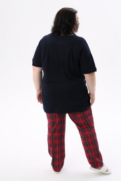 Пижама с брюками больших размеров Мишка