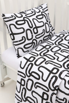 КПБ с простыней на резинке арт. КПБ-ПР/дорога