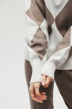 Костюм с брюками Вязаный с брюками