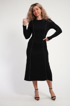 Платье кашкорсе со швом ПлЖ-01