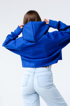 Свитшот 2 оверсайз короткий