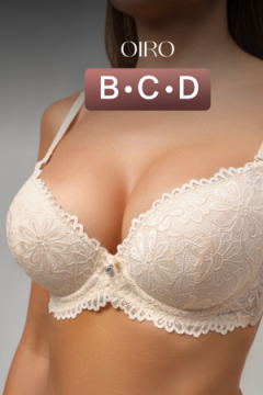 Бюстгальтер 20211 кружевной со стразой OIRO