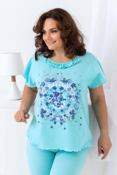 Пижама с бриджами 21569