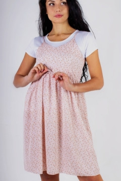 Сарафан с кокеткой+Футболка арт. 8686